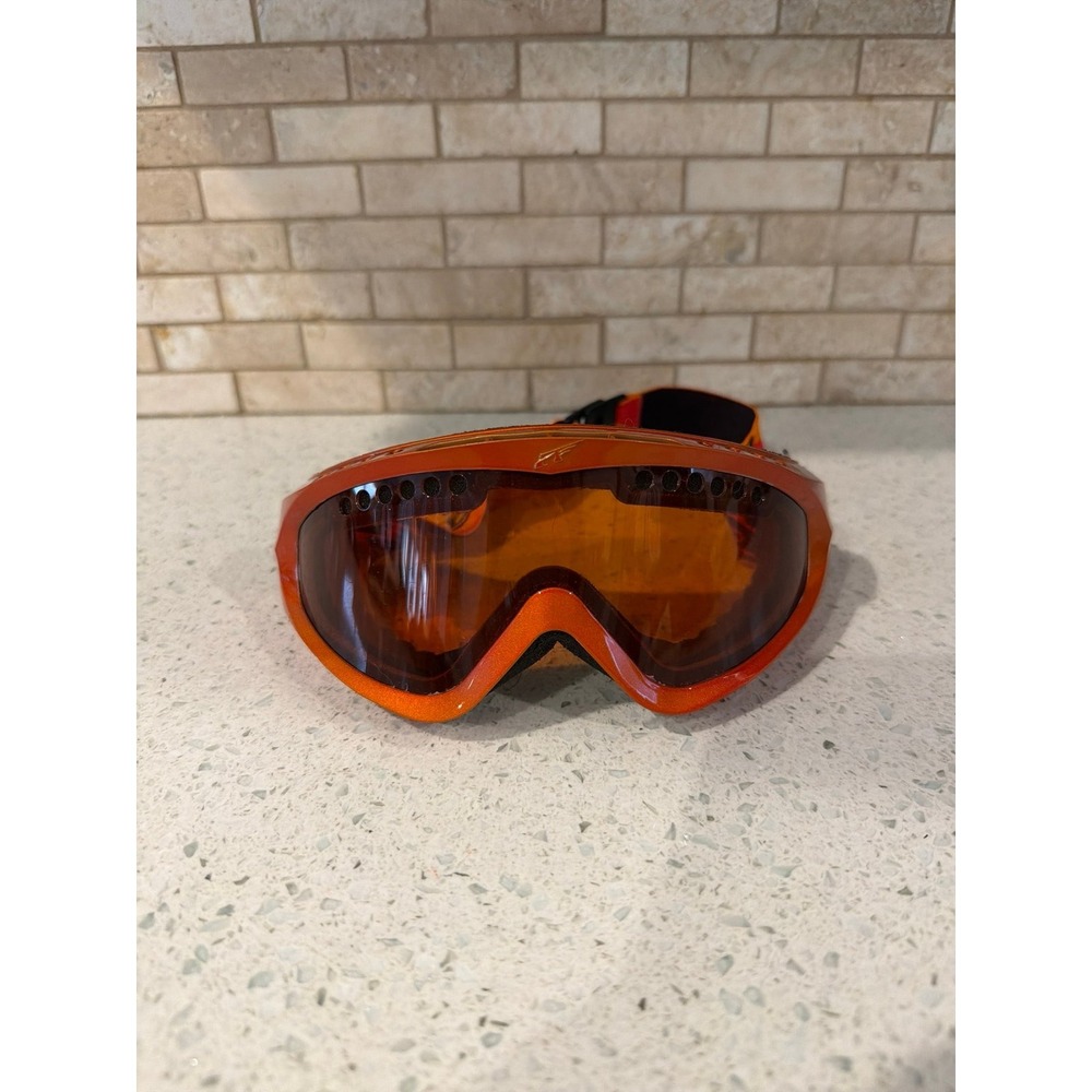 Arctic Cat Orange Snowmobile Motocross Goggles Tinted Lens ATV MX Off Road Ridin